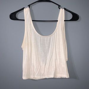 Crop cross back tank